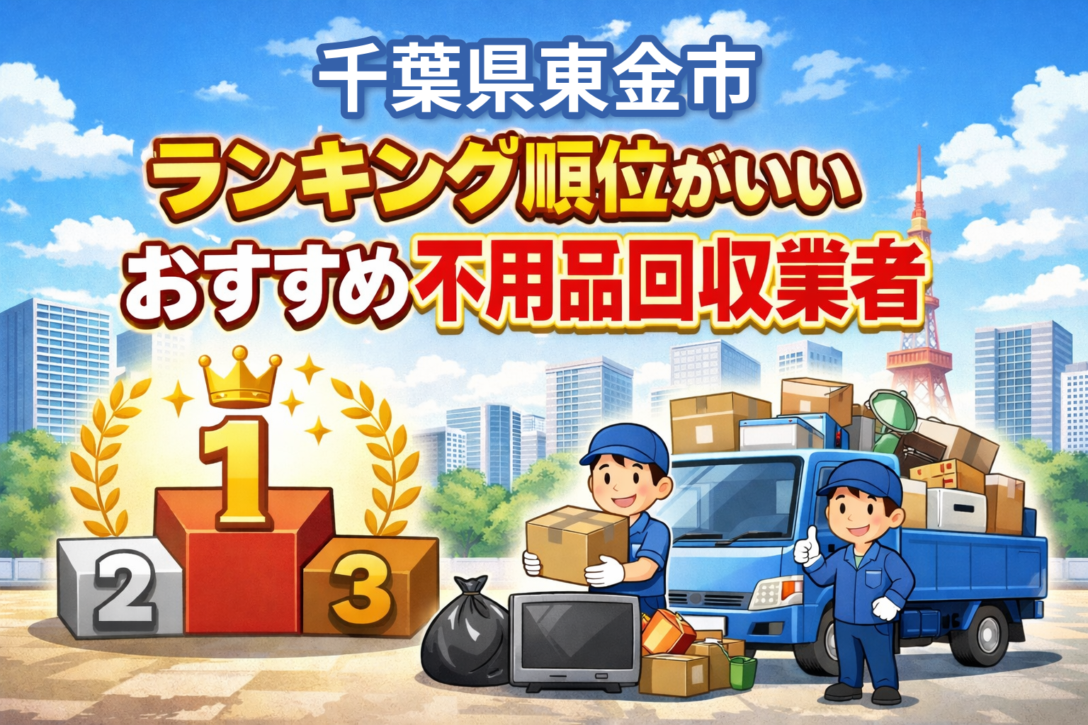 千葉県東金市　ランキング順位がいいおすすめ不用品回収業者